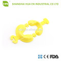 CE certified medical disposable blue yellow green fluoride foam impression tray for dental use